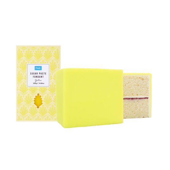 PME Yellow Sugar Paste Fondant 250g