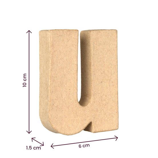 Lowercase Mini Mache Letter U image number 4
