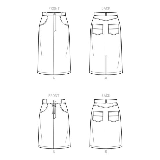 New Look Women&rsquo;s Skirt Sewing Pattern N6703 image number 3