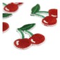 Mini Cherry Iron-On Motifs 10 Pack image number 3