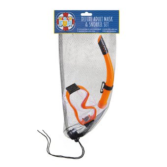 Deluxe Adult Mask and Snorkel Set