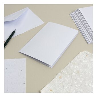 White Textured Cards 5 x 7 Inches 20 Pack