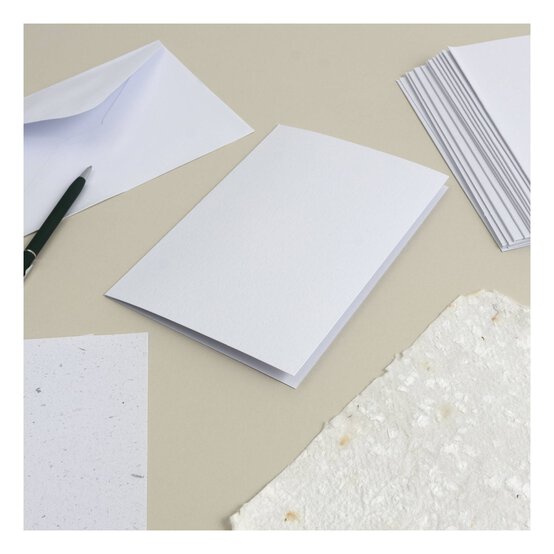 White Textured Cards 5 x 7 Inches 20 Pack image number 2