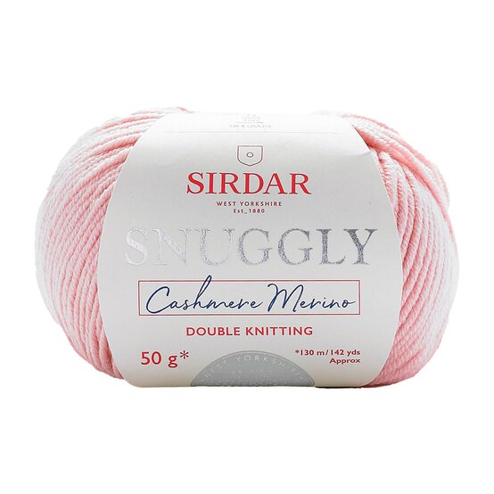 Sirdar Baby Pink Snuggly Cashmere Merino DK 50g image number 1