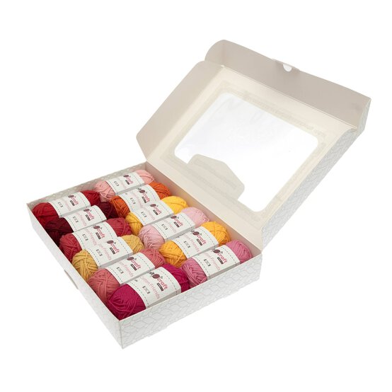 Knitcraft Warm Tone Tiny Cotton Friends Yarn 25g 12 Pack image number 3