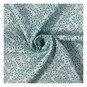 WI Garden Delight Green Flower Chain Cotton Fabric by the Metre image number 1