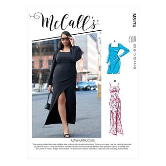 McCall’s Brandi Dress Sewing Pattern M8174 (8-16)
