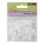 Mini White Pearl Bows 16 Pack image number 2
