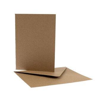 Papermania Kraft Cards and Envelopes A6 10 Pack image number 2