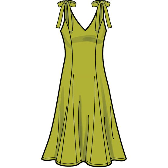 New Look Women's Knit Dress Sewing Pattern N6669 image number 4