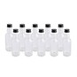 Clear Mini Glass Bottles 50ml 10 Pack image number 1