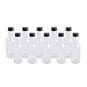 Clear Mini Glass Bottles 50ml 10 Pack image number 1