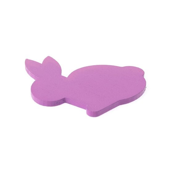 Multicolour Wooden Sitting Bunnies 12 Pack image number 2