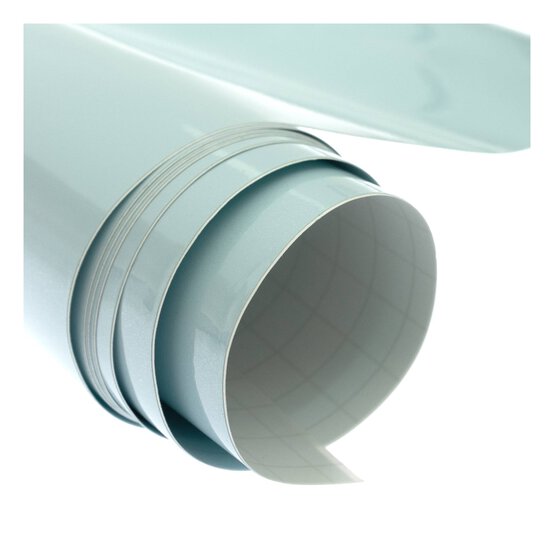 Baby Blue Glitter Gloss Permanent Vinyl 12 x 24 Inches image number 3