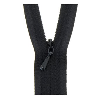 Milward Black Nylon Closed-End Concealed Zip 40cm