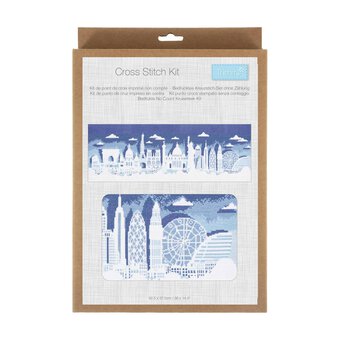 Trimits Cityscape XL Cross Stitch Kit 84cm x 29.5cm