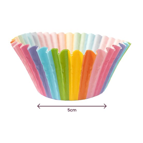 Whisk Rainbow Bright Mix Cupcake Cases 100 Pack image number 7