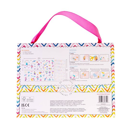 Mermaids Nail Stickers and Tattoos Kit image number 4