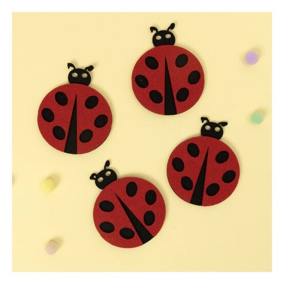 Felt Ladybirds 4 Pack image number 1