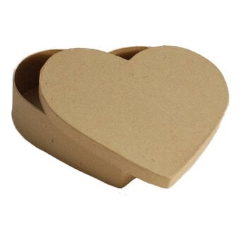 Mache Heart Shaped Box 27cm