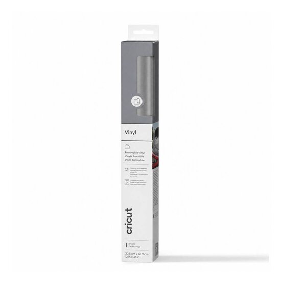 Cricut Silver Premium Removable Vinyl 12 x 48 Inches image number 1