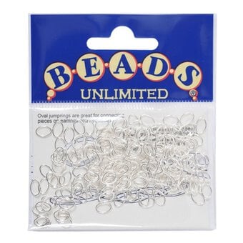 Beads Unlimited Beads Midi Oval Jump Rings 120 Pack
