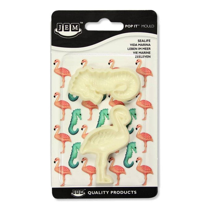 JEM Sealife Pop-It Plastic Moulds 2 Pack image number 1