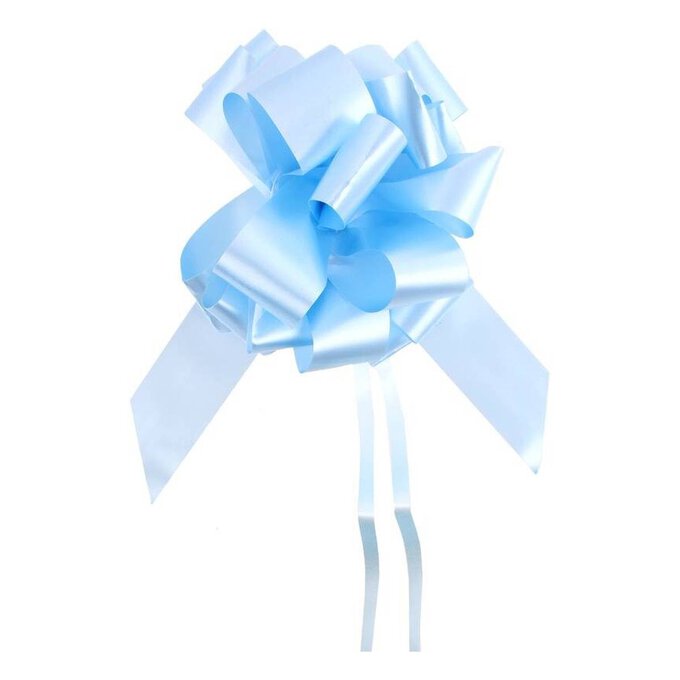 Light Blue Organza Pull Bow 3cm image number 1