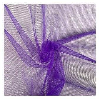 Violet Nylon Dress Net Fabric by the Metre