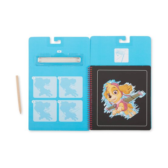 Melissa & Doug Paw Patrol Skye Scratch Art Activity Pad image number 3