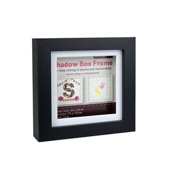 Black Shadow Box Frame 10cm x 10cm