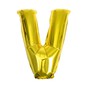 Gold Foil Letter V Balloon image number 1