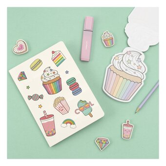 Novelty Sweet Treats Soft Cover Notebook A5