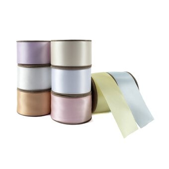 Light Pink Double-Faced Satin Ribbon 36mm x 5m image number 5