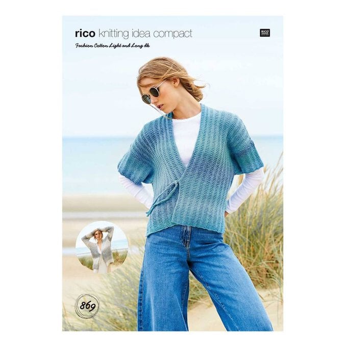 Rico Fashion Cotton Light & Long Cardigans Digital Pattern 869 image number 1