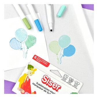 Siser Pastel Sublimation Markers 6 Pack image number 3
