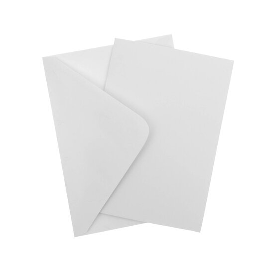 White Cards 5 x 7 Inches 100 Pack image number 1