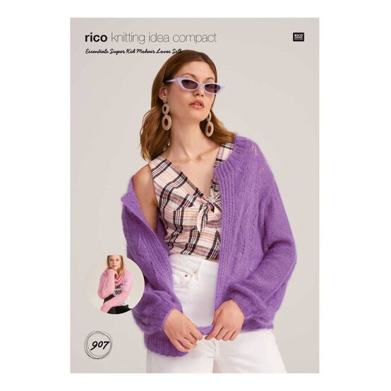 Rico Super Kid Mohair Cardigan Digital Pattern 907 image number 1