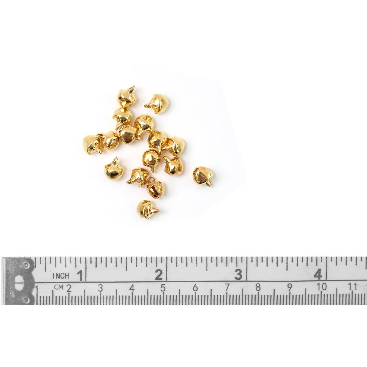 Mini Gold Jingle Bells 60 Pack Hobbycraft