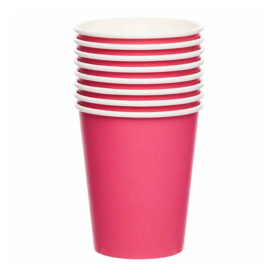 Bubblegum Paper Cups 8 Pack image number 1