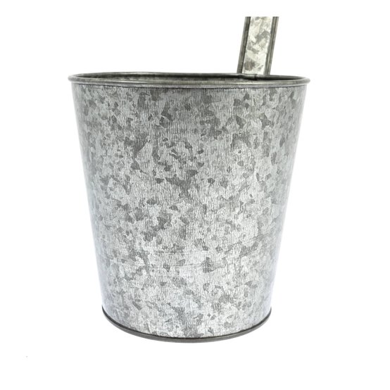 Hanging Galvanised Metal Planter 14cm x 12cm x 30cm image number 3