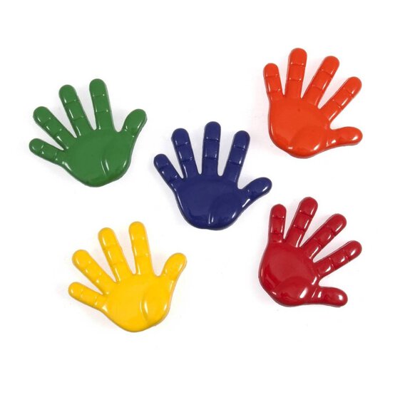 Trimits Coloured Hand Craft Buttons 5 Pieces image number 1