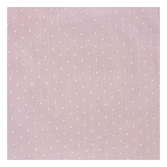 Pink Lacquer Spot Polycotton Fabric by the Metre image number 2