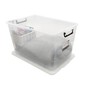 Clear Rolling Storage Box 94 Litres  image number 2