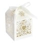 Ivory Heart Favour Boxes 10 Pack image number 1