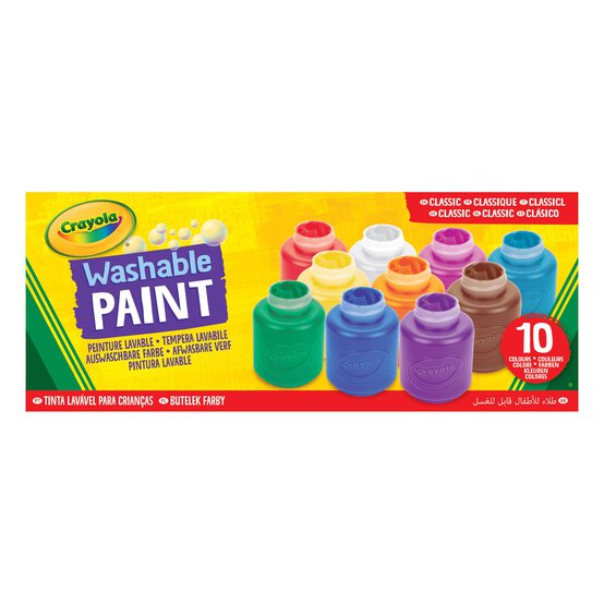 Crayola Washable Project Paint 10 Pack image number 2