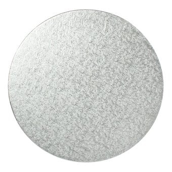 Silver 9 Inch Double Thick Round Cake Board