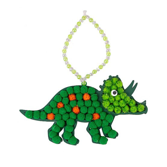 Make Your Own Pom Pom Triceratops Kit image number 2