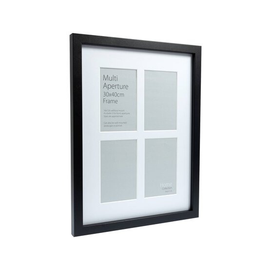 Black Multi Aperture Frame 30cm x 40cm image number 1
