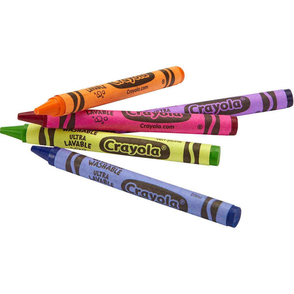 Crayola UltraClean Washable Large Crayons 8 Pack Hobbycraft